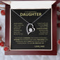Daughter - You Are My Greatest Joy - Love Dad BG - Forever Love Necklace