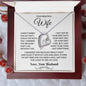I Can't Live Without You - Forever Love Necklace , Birthday Gift, Christmas Gift, Anniversary Gift, Mother's Day Gift, Valentine's Day Gift