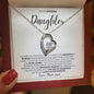 I Closed My Eyes Daughter, Gift for Daughter, Wedding Day, Graduation, Birthday, Forever Love Necklace
