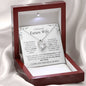 Gift for Future Wife "My Best Friend" Forever Love Necklace