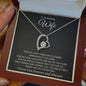 To My Wife - I Cherish You - Forever Love Necklace
