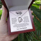 My Smokin' Hot Wife - Forever Love Necklace, Christmas Gift, Anniversary Gift, Mother's Day Gift, Valentine's Day Gift