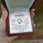 Beautiful Daughter - I Believe In You - Forever Love Necklace