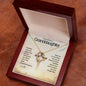 To My Granddaughter -Heart Melt Message| Forever Love Necklace