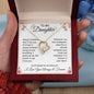 You Will Always Be My Baby Girl - Love Knot Necklace