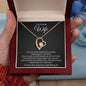 To My Wife - I Cherish You - Forever Love Necklace