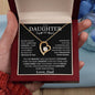 Proud To Call You Daughter - Love Dad - Forever Love Necklace