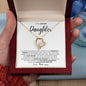 I Closed My Eyes Daughter, Gift for Daughter, Wedding Day, Graduation, Birthday, Forever Love Necklace