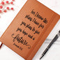 For I Know The Plans - Leather Journal