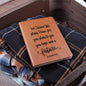 For I Know The Plans - Leather Journal