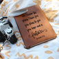 For I Know The Plans - Leather Journal
