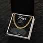 Wherever The Journey Takes Us - To My Man - Cuban Link Necklace