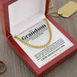 To My Grandson -I Will Always Love You - Cuban Link Necklace, Christmas Gift, Graduation Gift, Father's Day Gift, Birthday Gift