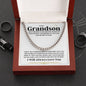To My Grandson -I Will Always Love You - Cuban Link Necklace, Christmas Gift, Graduation Gift, Father's Day Gift, Birthday Gift