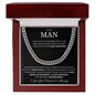 To My Man - Forever And Always, Birthday Gift, Soulmate Gift, Valentine's Day Gift, Christmas Gift, Father's Day Gift, Graduation Gift