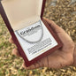 To My Grandson -I Will Always Love You - Cuban Link Necklace, Christmas Gift, Graduation Gift, Father's Day Gift, Birthday Gift