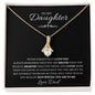 To My Daughter, I Love You! Love, Dad