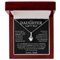 Proud To Call You Daughter - Love Dad - Alluring Beauty Necklace