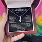 Proud To Call You Daughter - Love Dad - Alluring Beauty Necklace