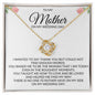 Mother of the Bride Love Knot Necklace