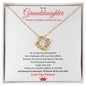 Always Remember My Love For You - Granddaughter Love Knot Necklace