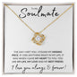 You Are My Life, My Love, My Best Friend - Soulmate - Love Knot Necklace