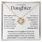 Daughter Gift- Love Knot Necklace