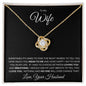 I Love You - Wife Love Knot Necklace