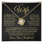 My Dreams Came True - Wife- Love Knot Necklace