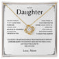 Daughter, Take Pride - Love Knot Necklace