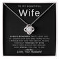 To My Wife - Always Remember - Love Knot Necklace