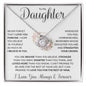 Daughter - Straighten Your Crown WBF - Love Knot Necklace