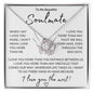 I Love You The Most - Soulmate - Love Knot Necklace