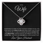 I Love You - Wife Love Knot Necklace