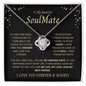 Gift For Soulmate "I Have Found My Love" Love Knot Necklace