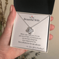 To My Wife - You Are The Best Thing - Love Knot Necklace
