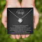 I Honor and Cherish You - Gift for Wife - Love Knot Necklace