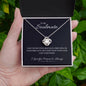 Soulmate - Your Last Everything - Love Knot Necklace, Birthday Gift, Valentine's Day Gift, Christmas Gift, Mother's Day Gift