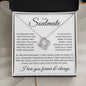 You Took My Breath Away - Soulmate - Love Knot Necklace