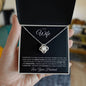 I Love You - Wife Love Knot Necklace