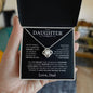 Daughter, Never Forget That I Love You - Love Knot Necklace