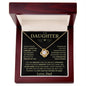 Remember Whose Daughter You Are - Love Knot Necklace