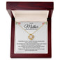 Mother of the Bride Love Knot Necklace