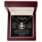 Proud Of You - Love, Dad - Graduation - Daughter - Love Knot Necklace