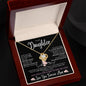 Precious Daughter - Love Knot Necklace - Birthday Gift, Mother's Day Gift, Christmas Gift, Graduation Gift