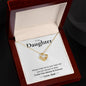 Daughter, Keep Me In Your Heart - Love Knot Necklace