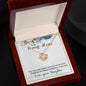 To My Bonus Mom- Love Knot Necklace