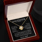 Daughter, Never Forget That I Love You - Love Knot Necklace