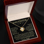 Remember Whose Daughter You Are - Love Knot Necklace