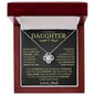 My Beautiful Daughter - I Am Proud of You - BG - Love Knot Necklace